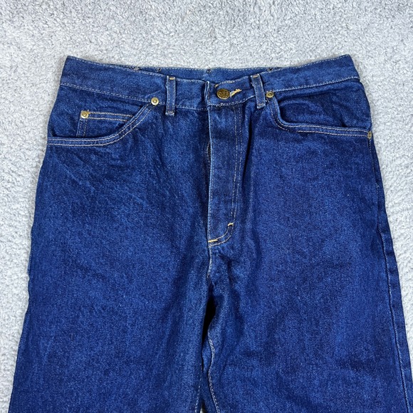 Vintage Lee Riders Bootcut Jeans Mens 32x33 Indigo Blue NEW Regular Fit Made USA - Picture 4 of 11